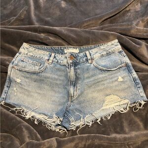 Denim shorts